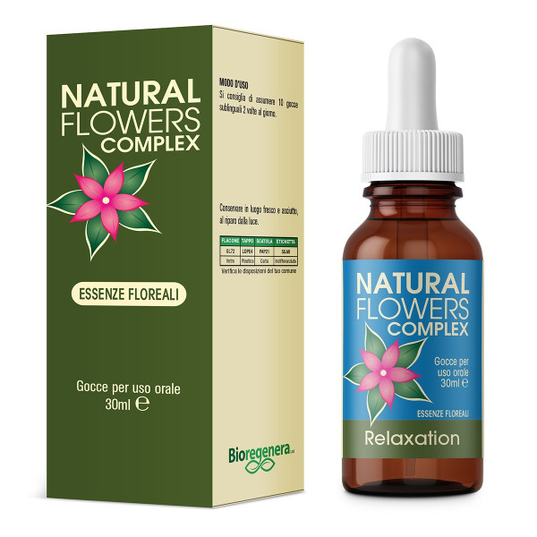 NATURAL FLOWERS RELAXATION essenze floreali Gocce 30 ml