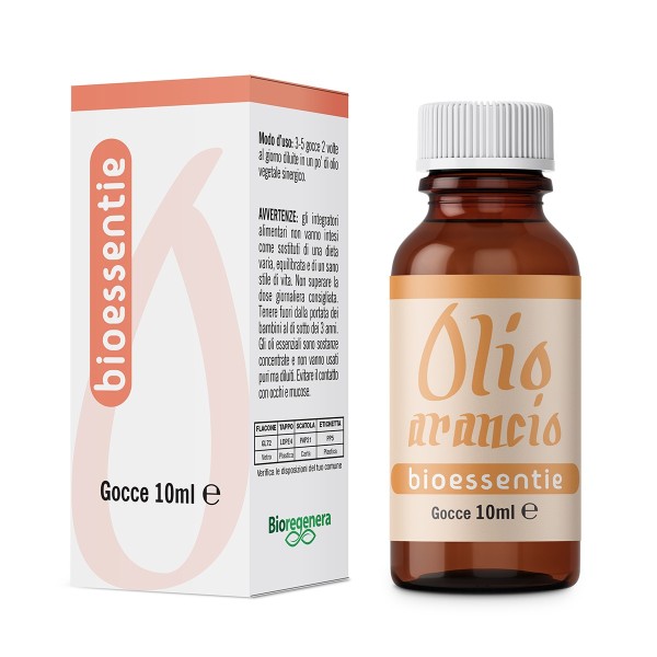 BIOESSENTIE OLIO ARANCIO olio essenziale antidepressivo contro l'insonnia Gocce 10 ml