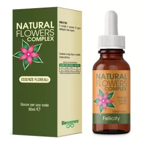 NATURAL FLOWERS FELICITY essenze floreali Gocce 30 ml
