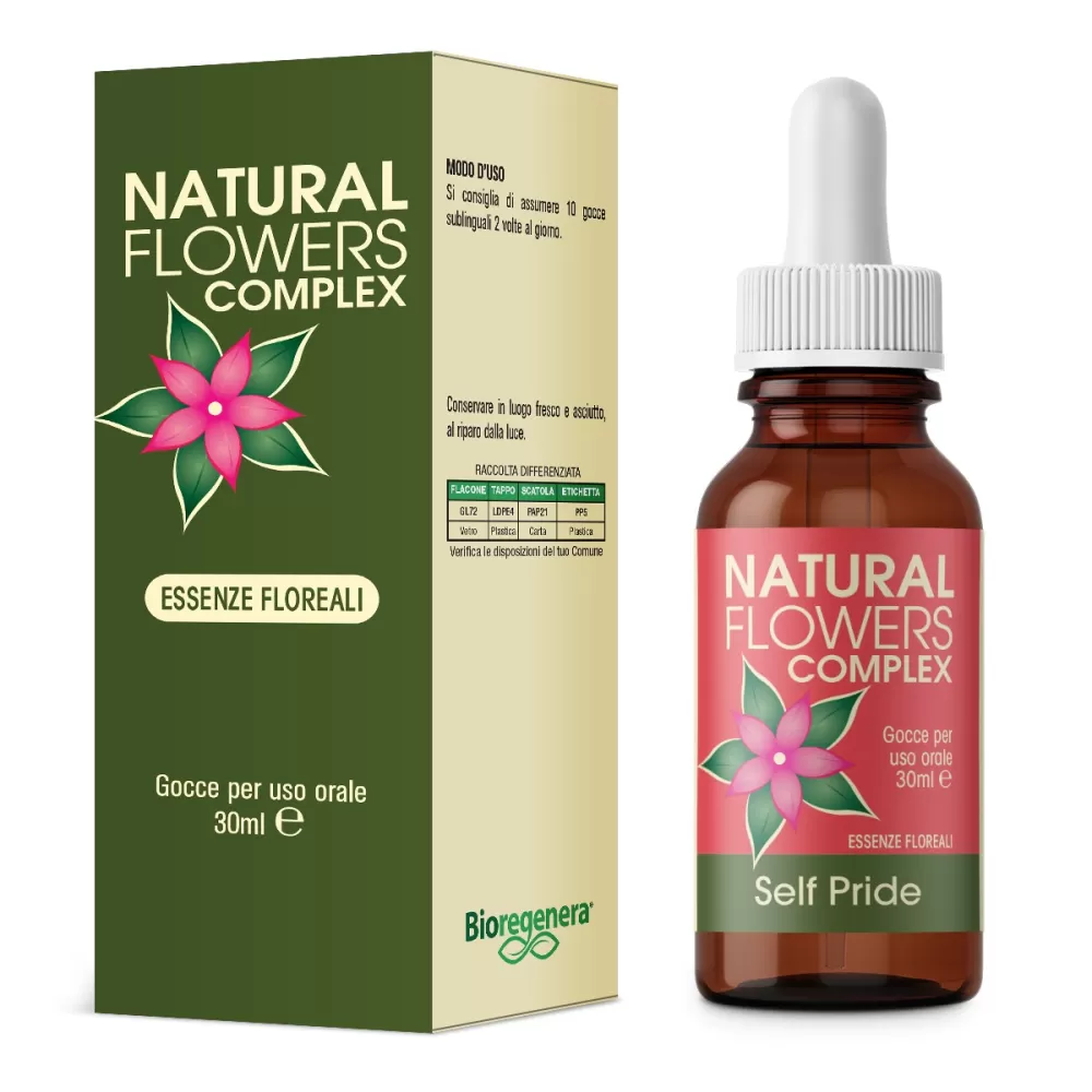 NATURAL FLOWERS SELF PRIDE essenze floreali Gocce 30 ml