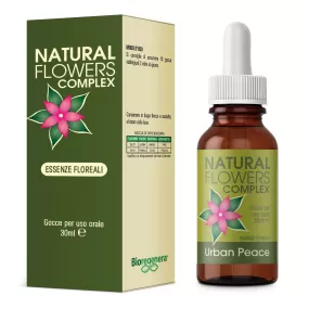 NATURAL FLOWERS URBAN PEACE essenze floreali Gocce 30 ml